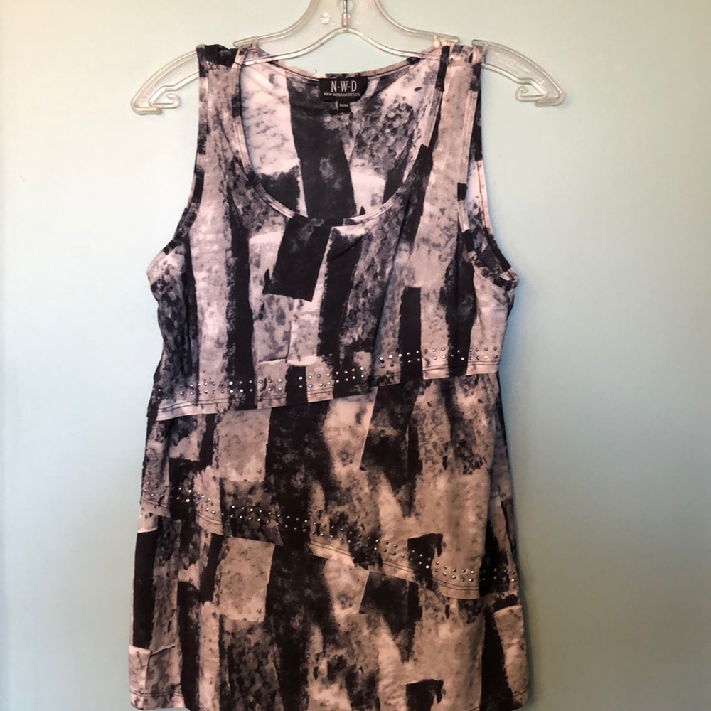 🌼Navy Blueish- Grey Sleeveless Top🌼